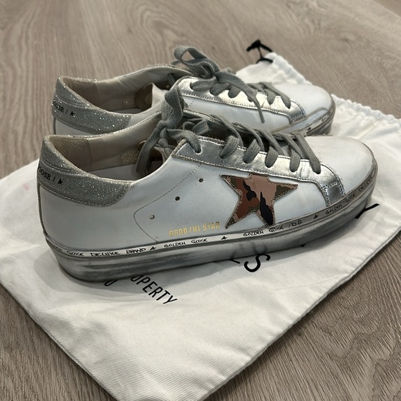 Golden Goose Shoes - Golden Goose Hi-Star Sneakers